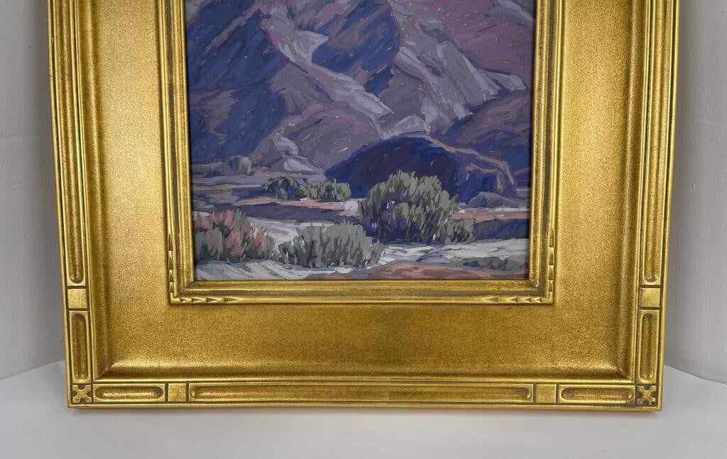 MATTHEW MICHAEL REYNOLDS OIL PAINTING LISTED AMERICAN CALIFORNIA POINTILLIST