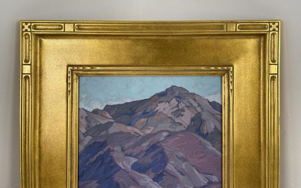 MATTHEW MICHAEL REYNOLDS OIL PAINTING LISTED AMERICAN CALIFORNIA POINTILLIST