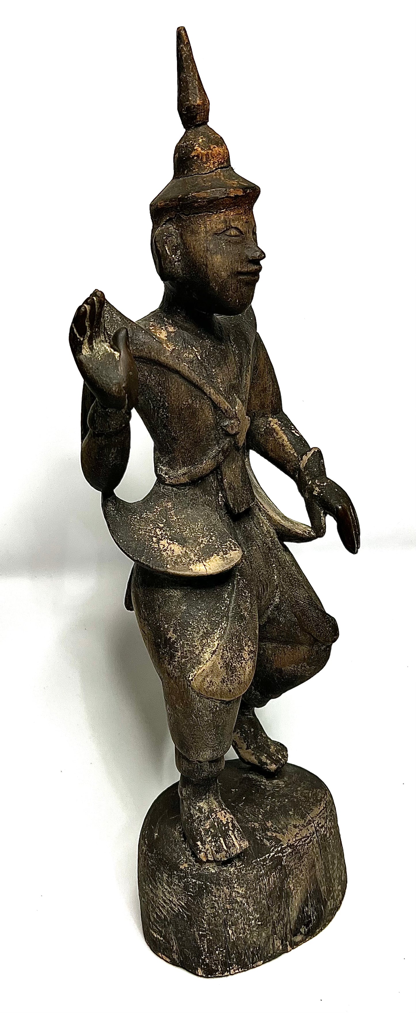 Antique Myanmar Burma Wood Nat Figure 19th Century Roger McCarthy Collection