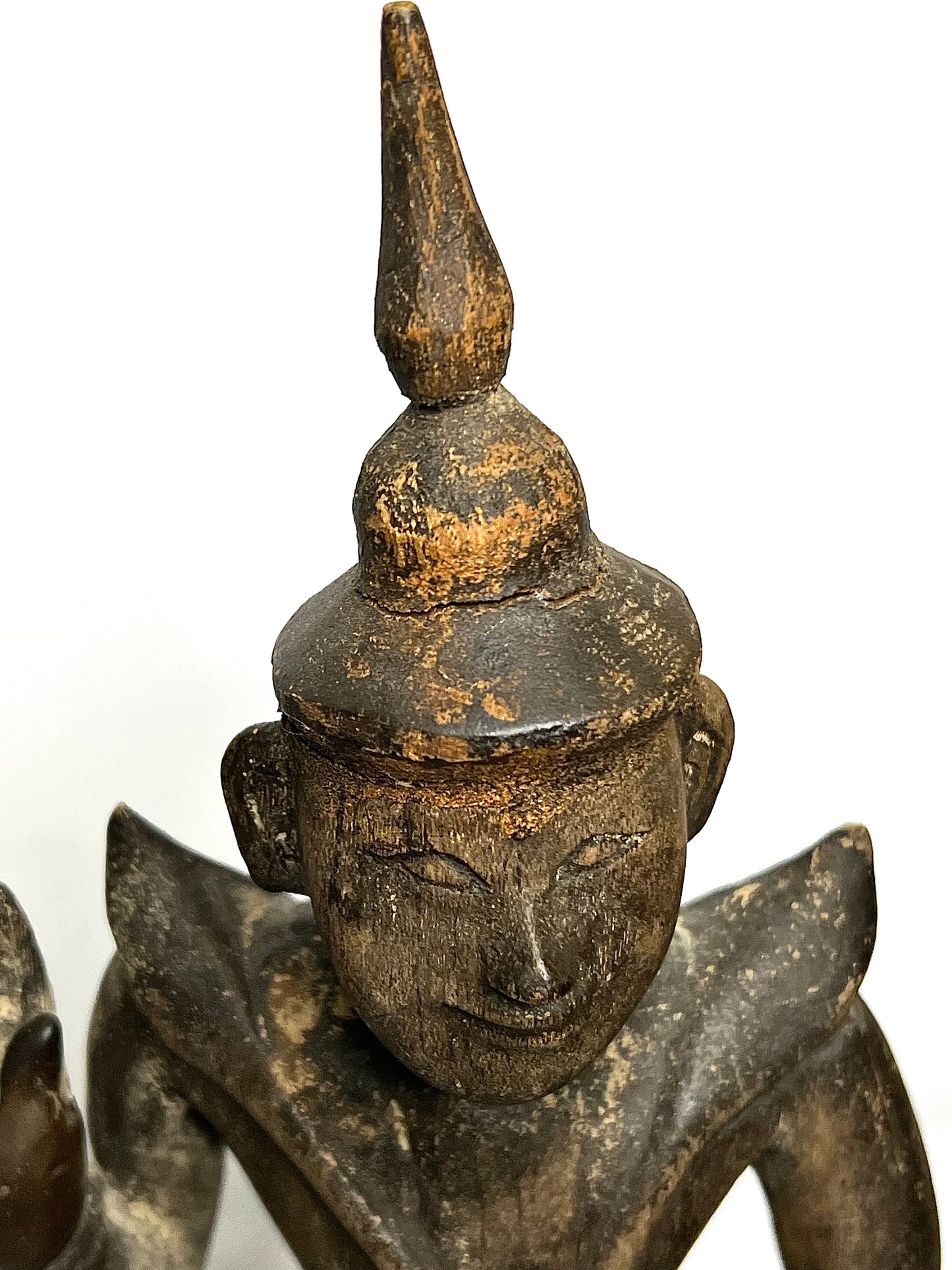 Antique Myanmar Burma Wood Nat Figure 19th Century Roger McCarthy Collection