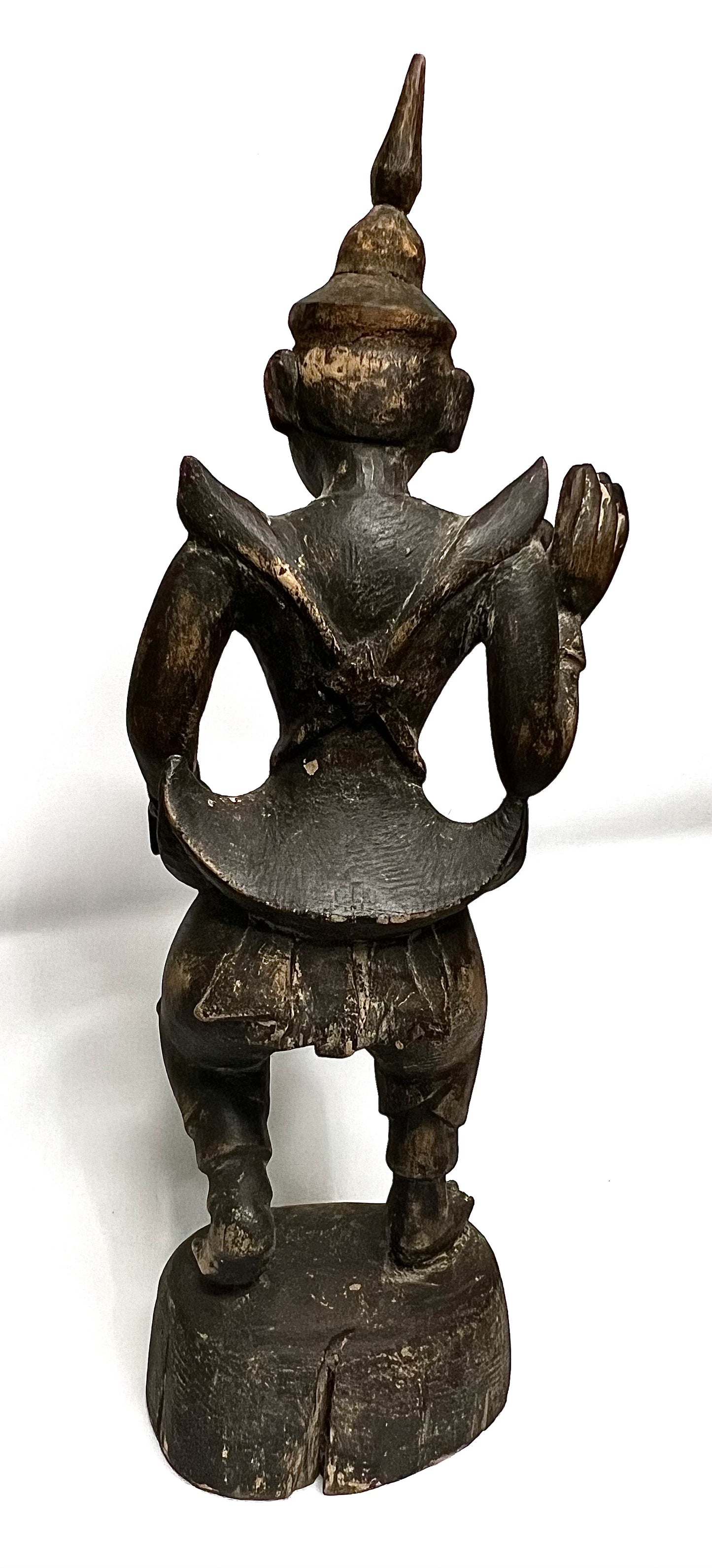 Antique Myanmar Burma Wood Nat Figure 19th Century Roger McCarthy Collection