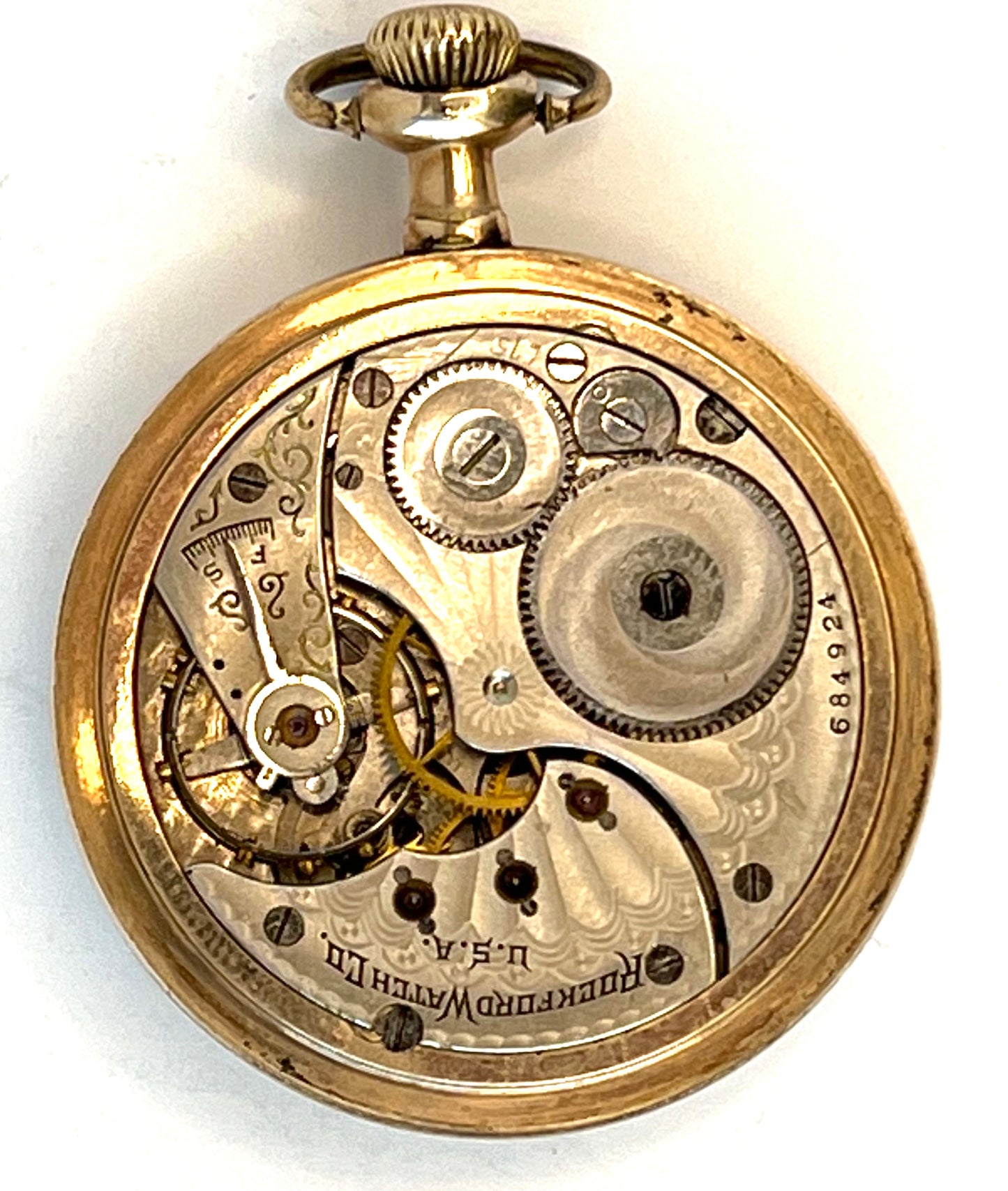 Rockford 1906 Model 2 Gold Filled Pocket Watch 11j 16s Grade 605