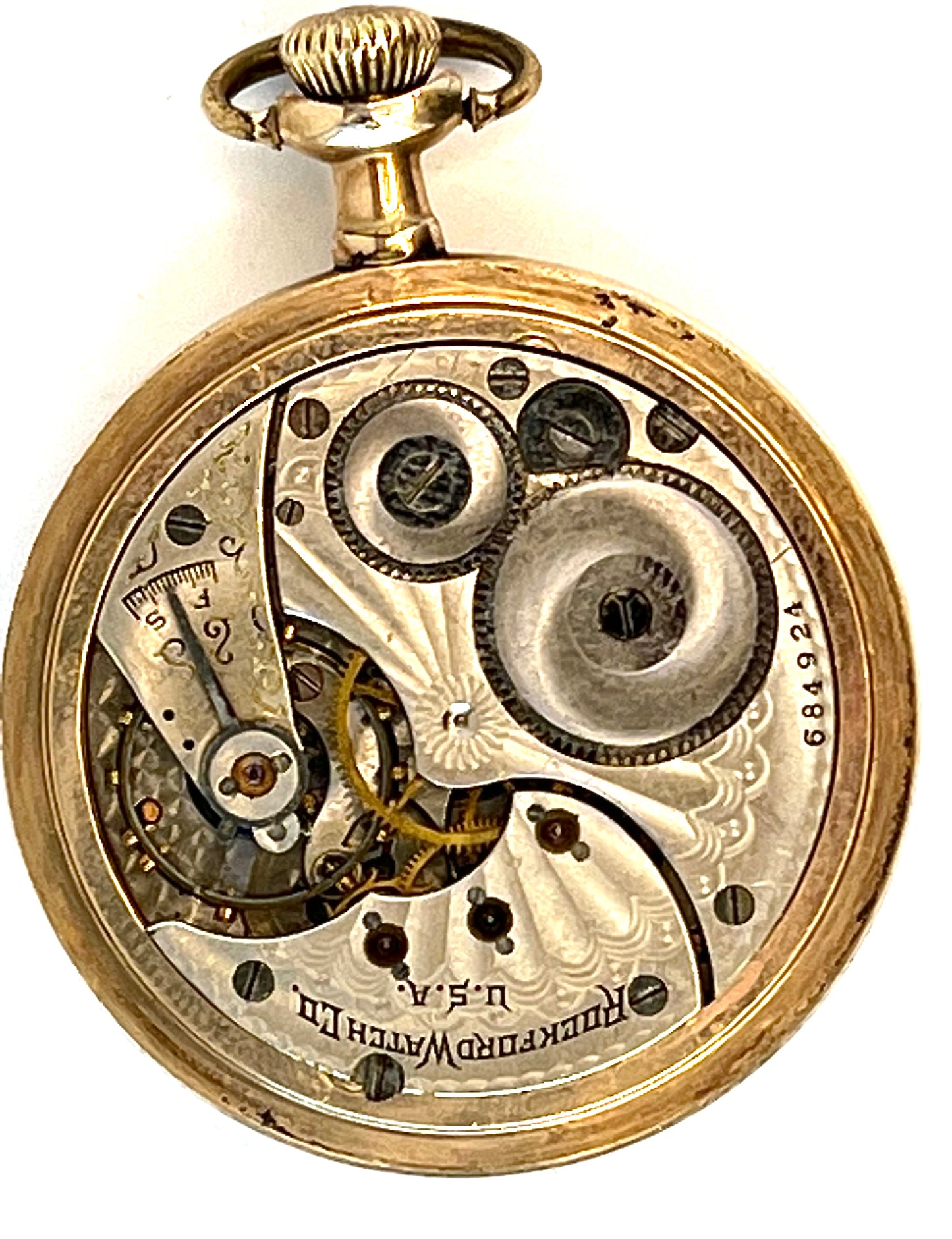 Rockford 1906 Model 2 Gold Filled Pocket Watch 11j 16s Grade 605