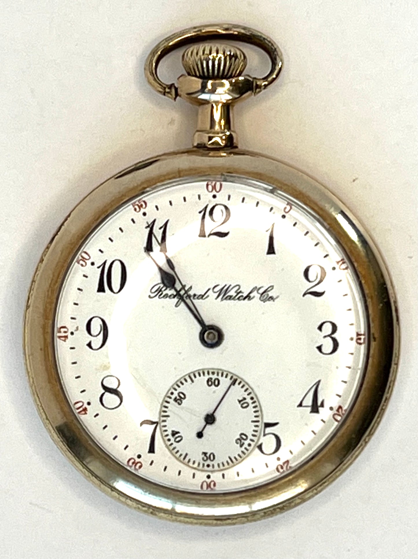 Rockford 1906 Model 2 Gold Filled Pocket Watch 11j 16s Grade 605
