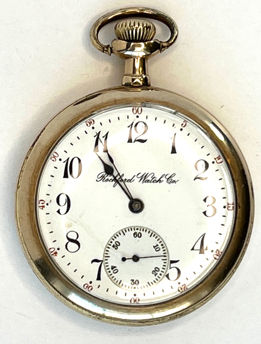 Rockford 1906 Model 2 Gold Filled Pocket Watch 11j 16s Grade 605