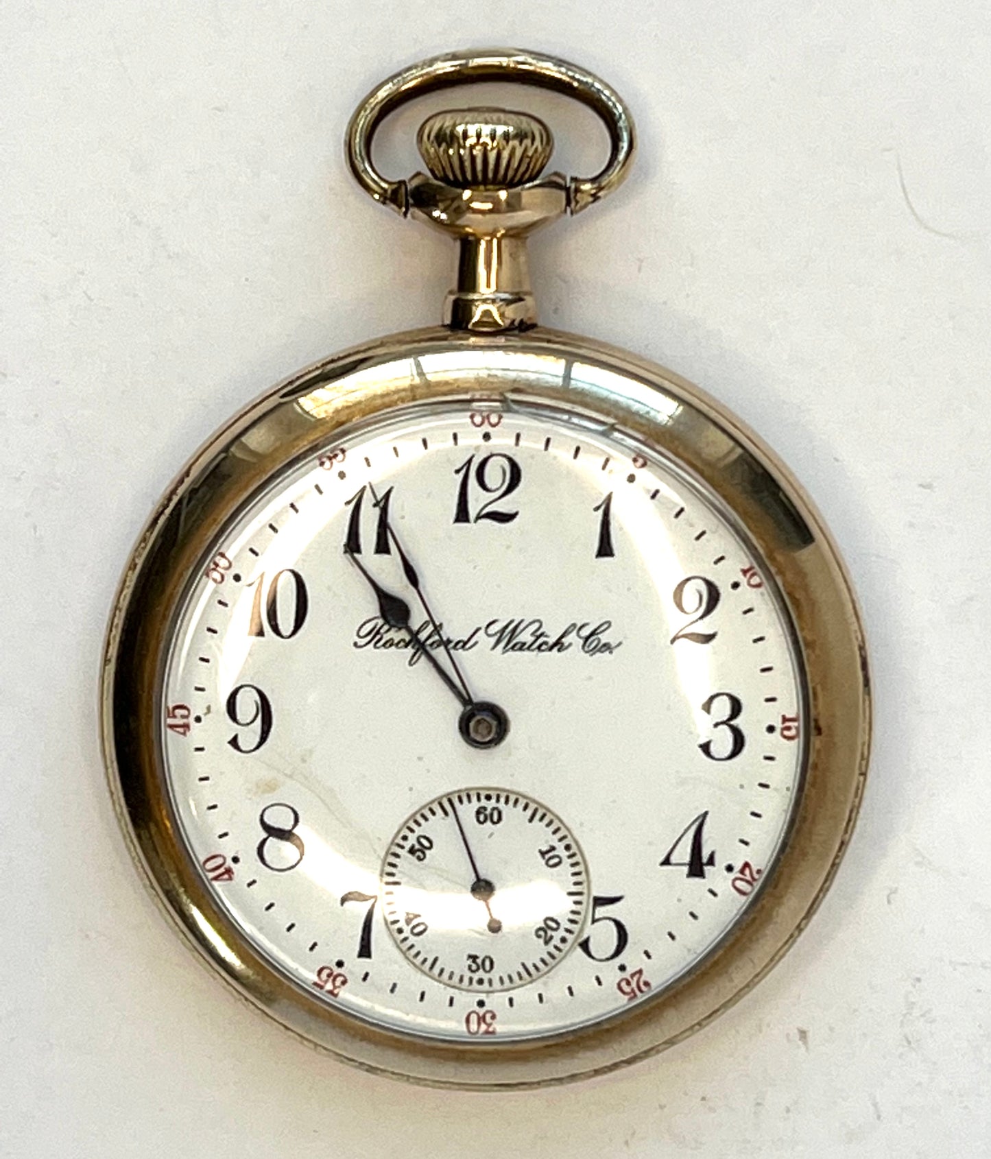 Rockford 1906 Model 2 Gold Filled Pocket Watch 11j 16s Grade 605