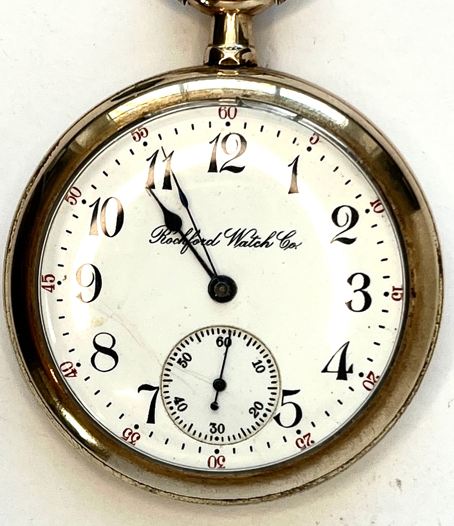 Rockford 1906 Model 2 Gold Filled Pocket Watch 11j 16s Grade 605