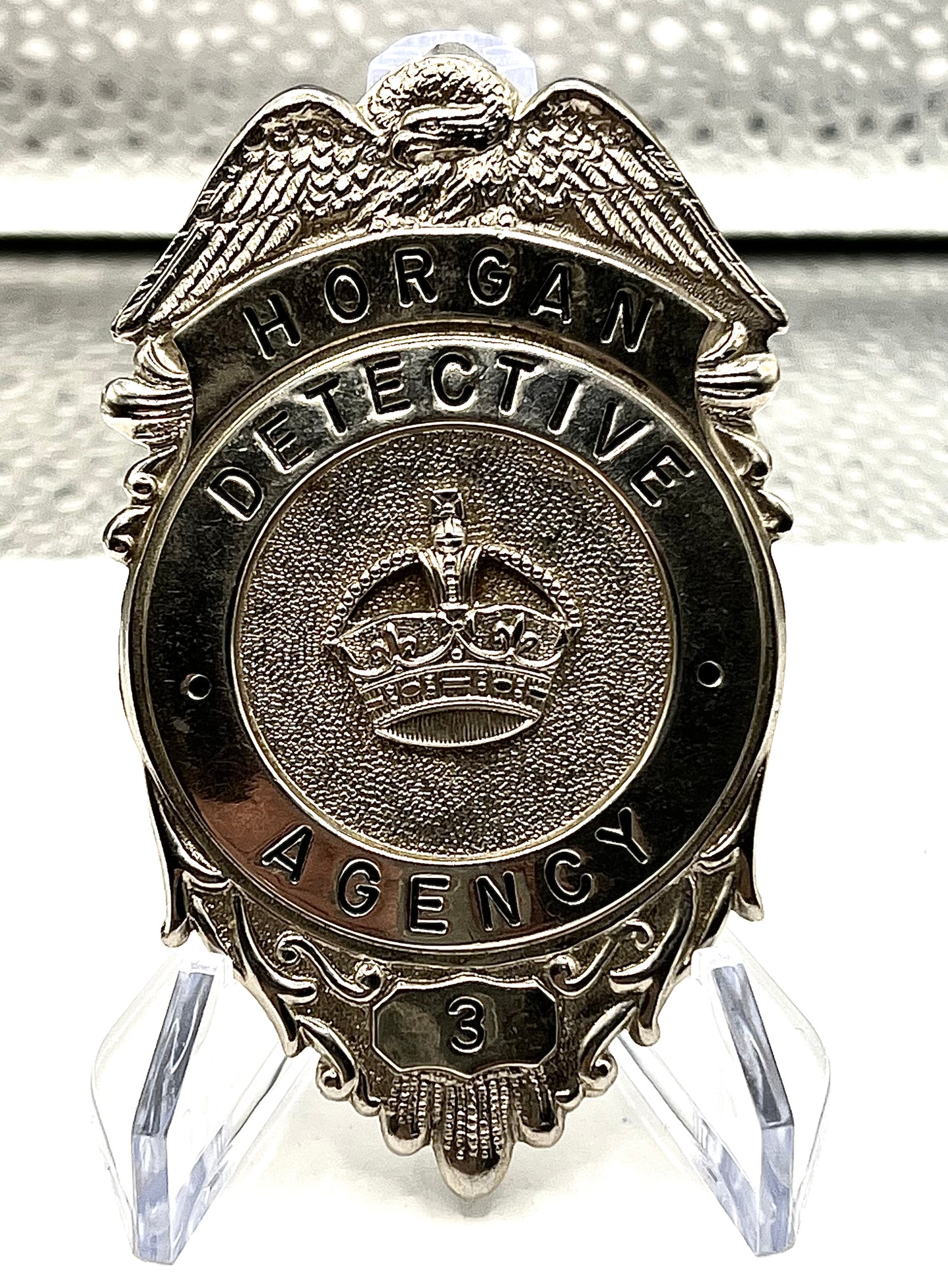 Massachusetts Horgan Detective Agency Badge Vintage 1970’s