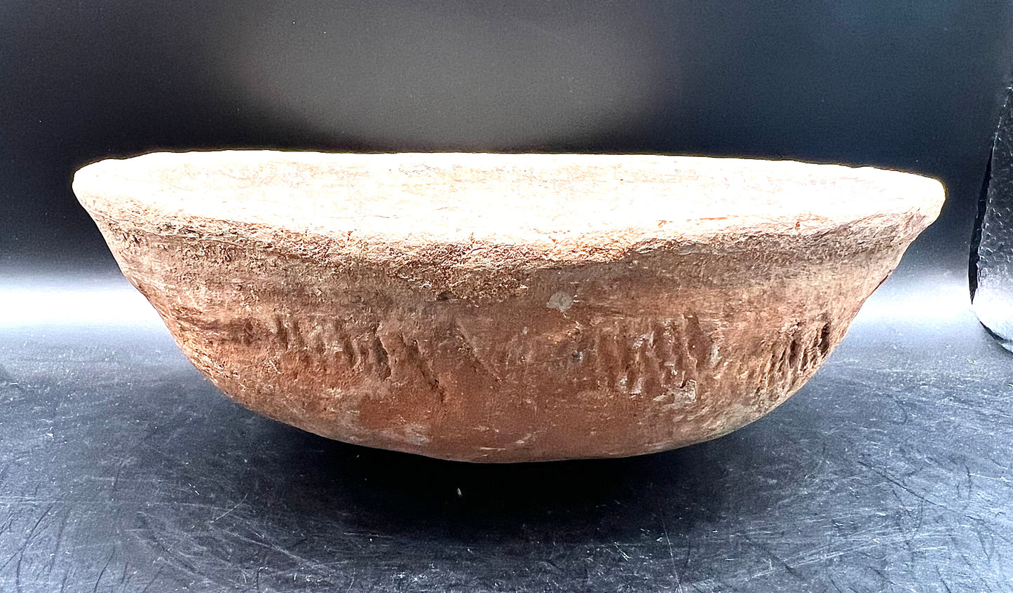 Ancient Archaic Ban Chiang Pottery Thailand earthenware Bowl With Incised Designs