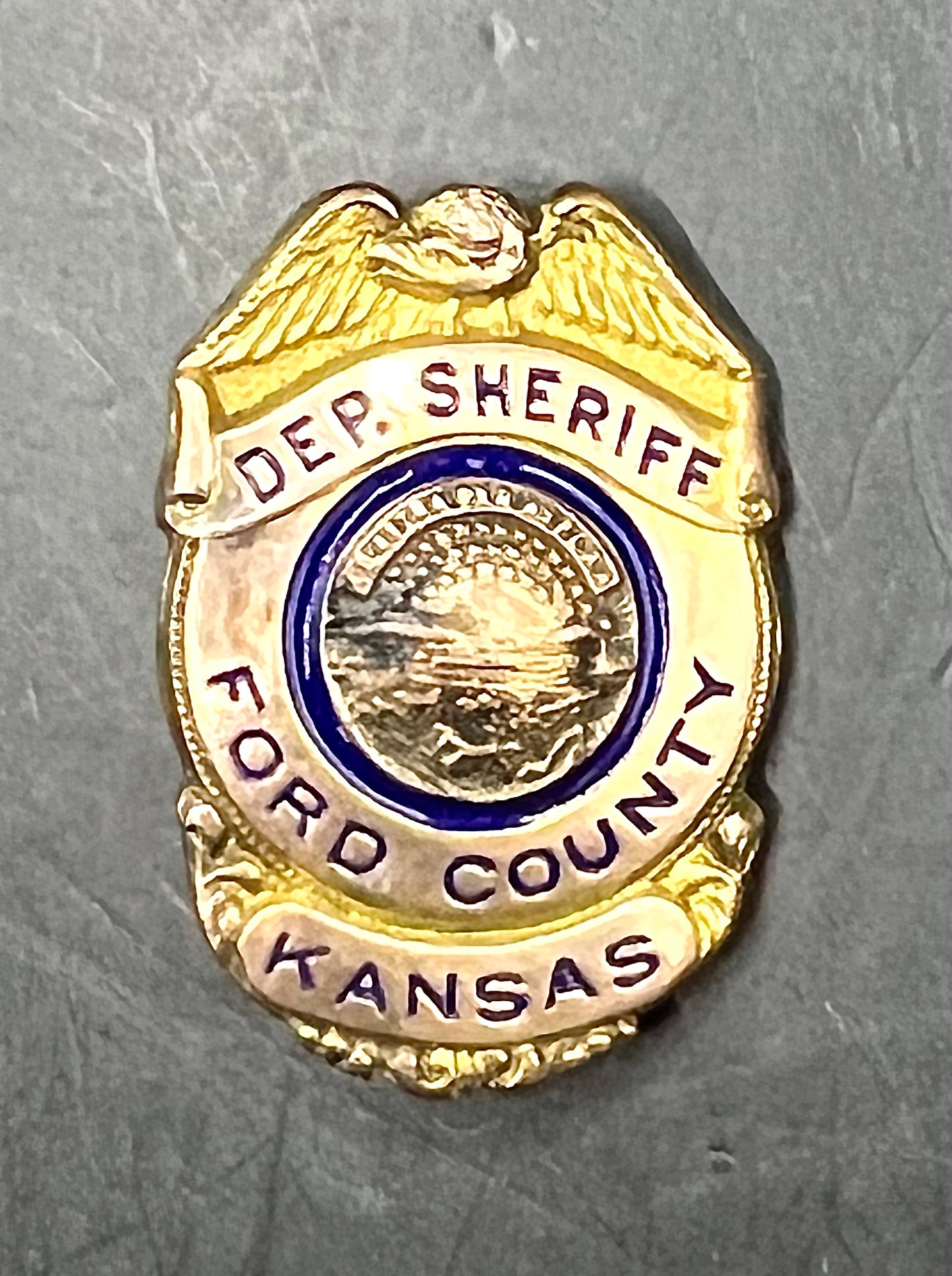 Old Deputy Sheriff Ford County Kansas Badge