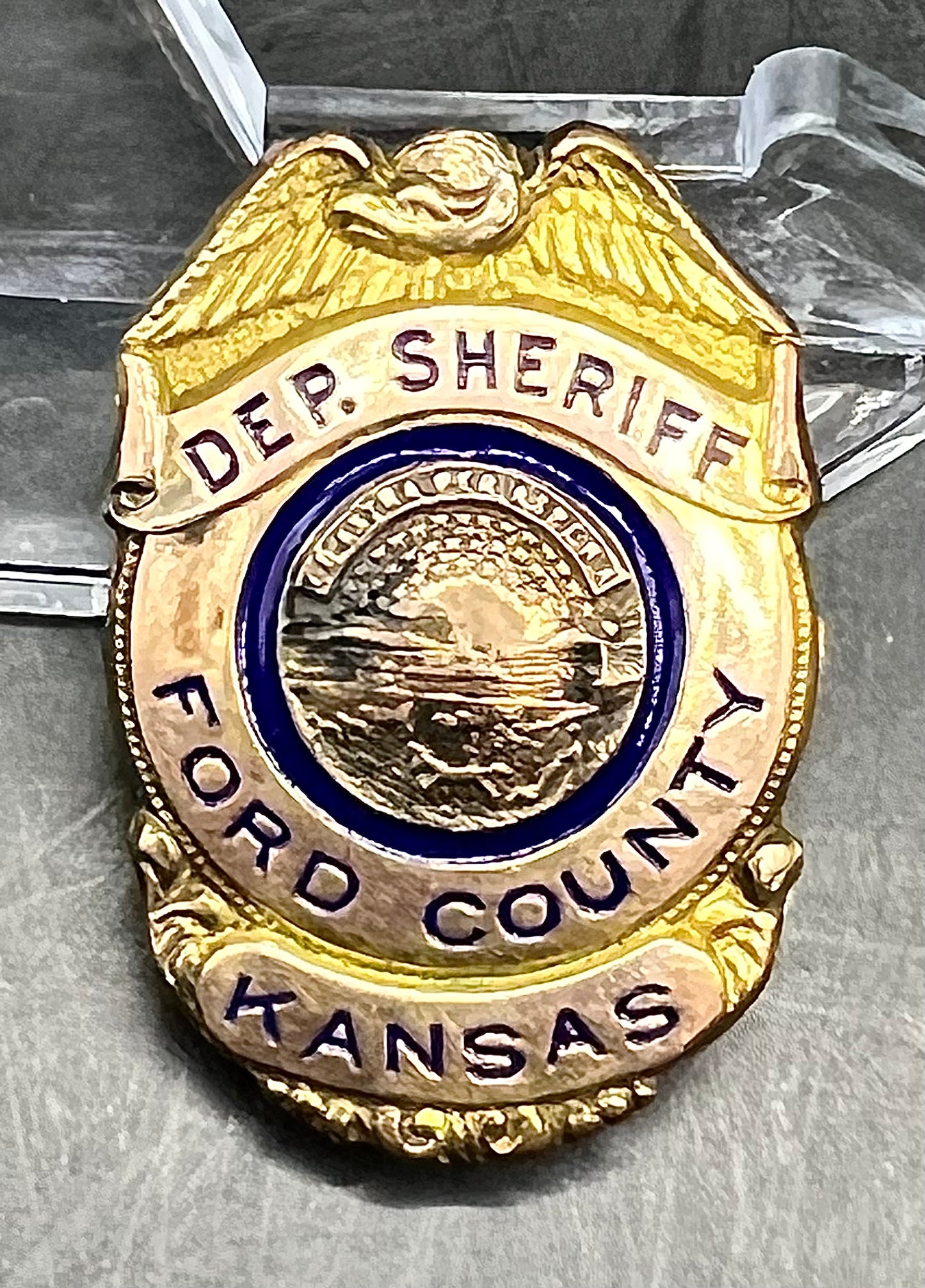 Old Deputy Sheriff Ford County Kansas Badge