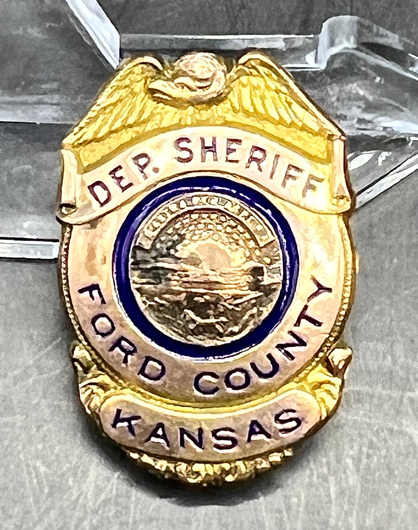 Old Deputy Sheriff Ford County Kansas Badge