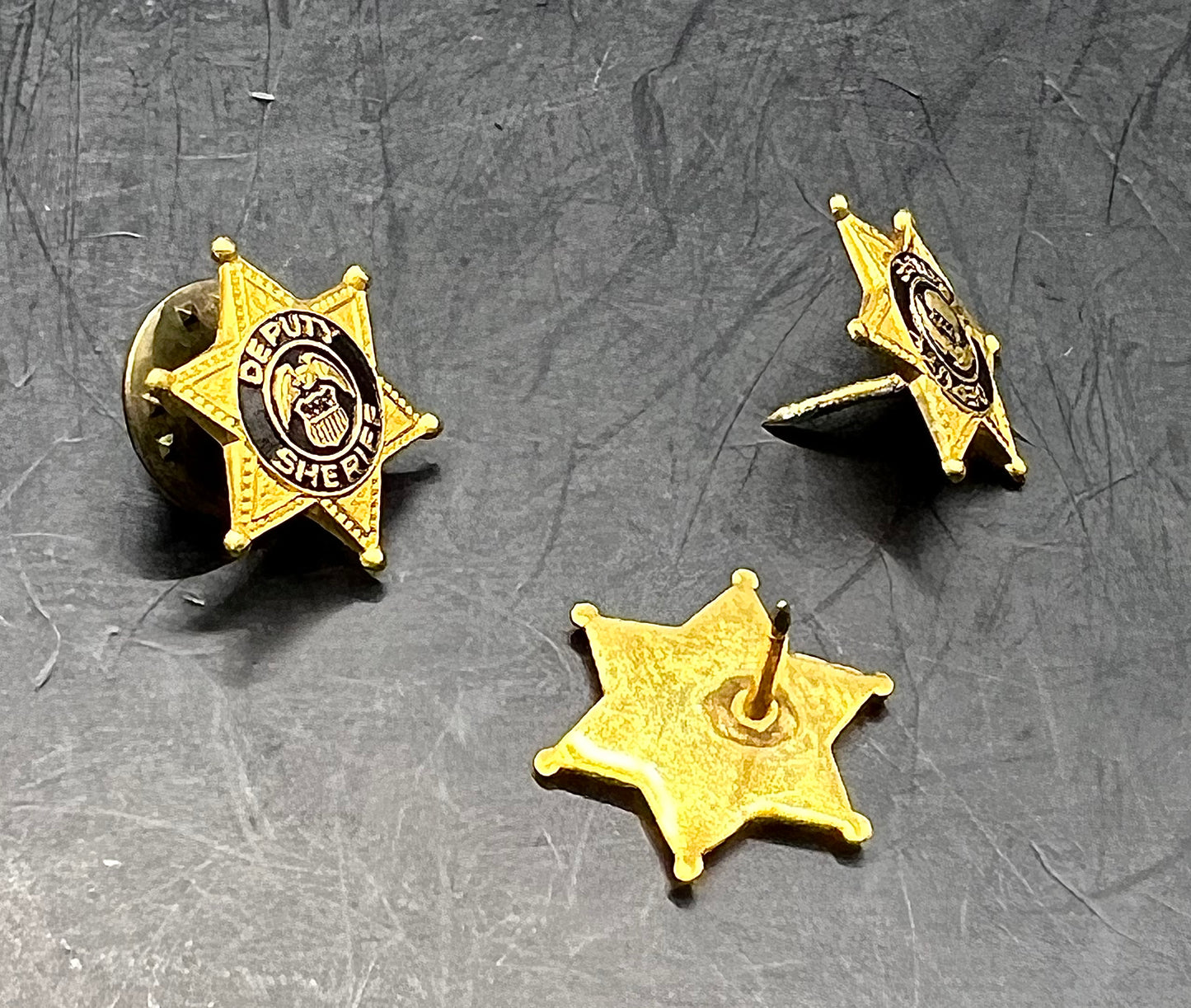 Group of 3 Deputy Sheriff Badges