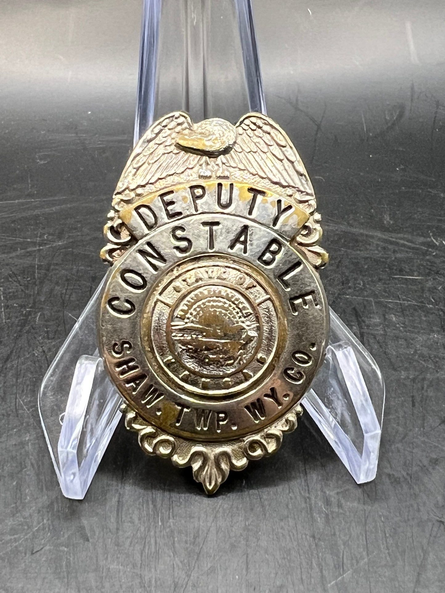 DEPUTY CONSTABLE SHAW TOWNSHIP KANSAS 1970's BADGE