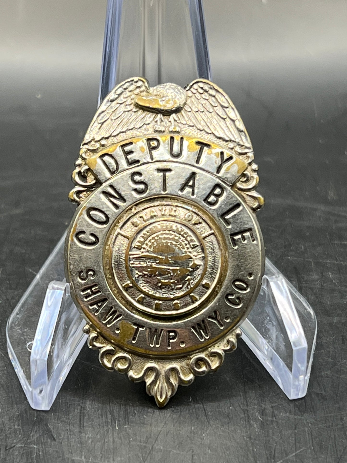 DEPUTY CONSTABLE SHAW TOWNSHIP KANSAS 1970's BADGE