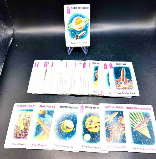 Vintage 1969 Space Race Card Game