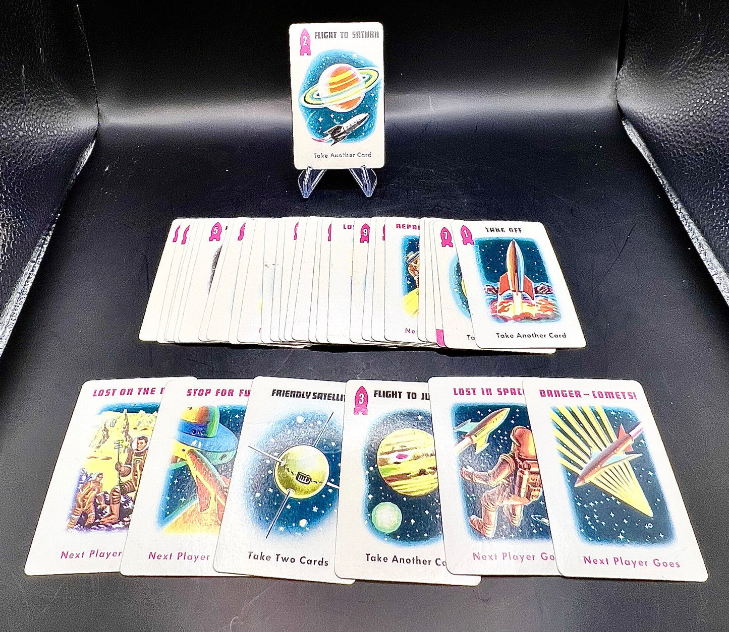 Vintage 1969 Space Race Card Game